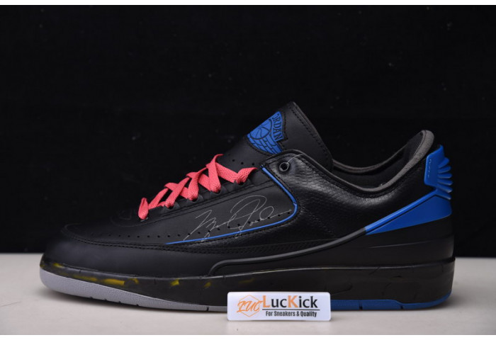 jordan 2 retro low sp ow black blue dj4375-004