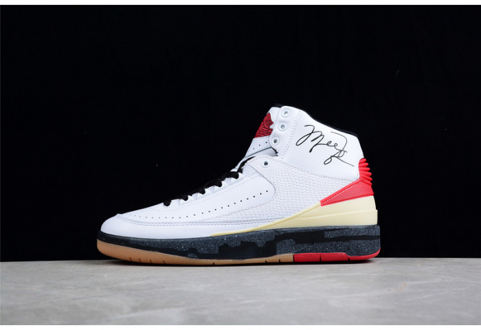 ow x air jordan 2 high sp white red   dj4375--101