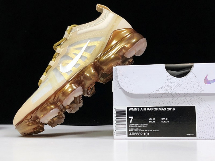 nike air vapormax 2019 cream light bone (w) ar6632-101